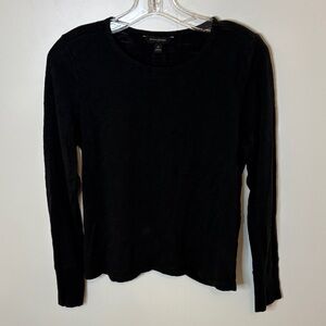 Banana Republic Factory Black Long Sleeve Tee